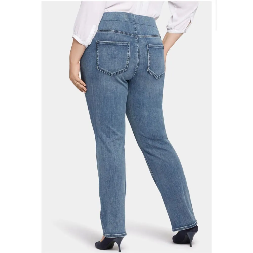 NYDJ Pull-on Straight Jeans In pristine Plus Size 16 - Image 2
