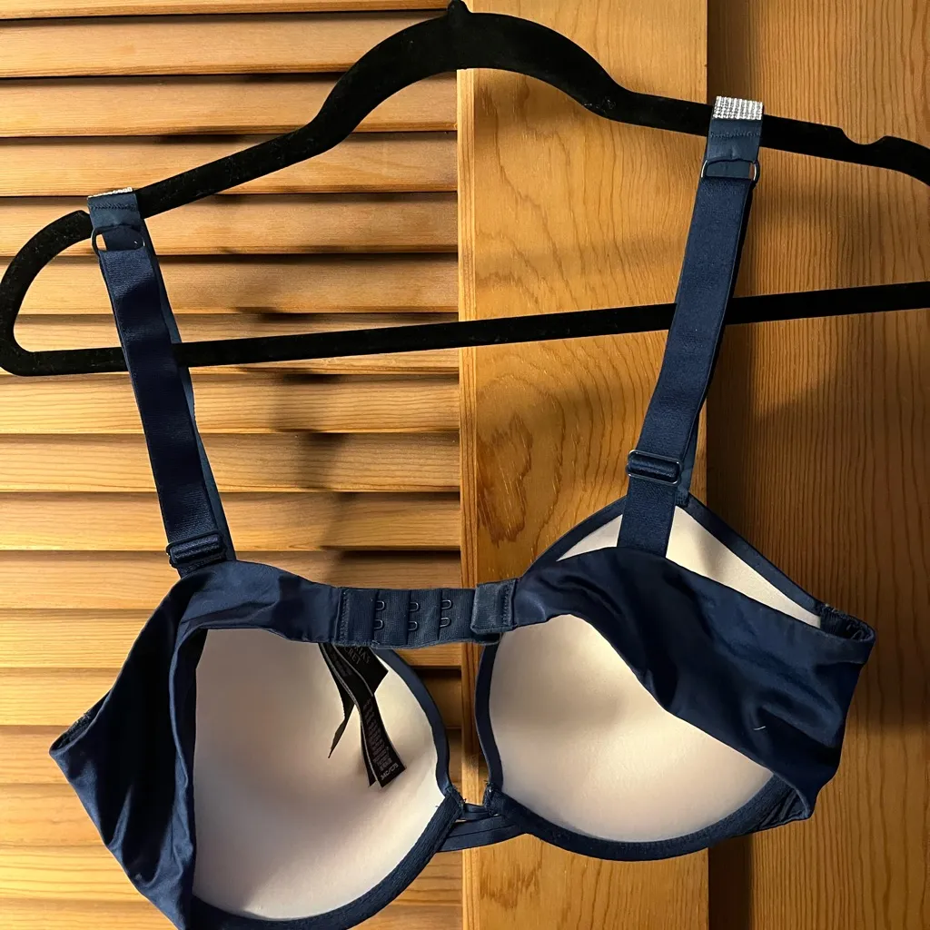 Victoria’s Secret VS very sexy push up bra shine sellout straps in blue size 34C - Image 2