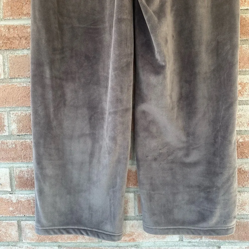 House of Harlow 1960 Velour Wide Leg Sweatpants Gray Purple Y2K Women’s Medium - Image 6