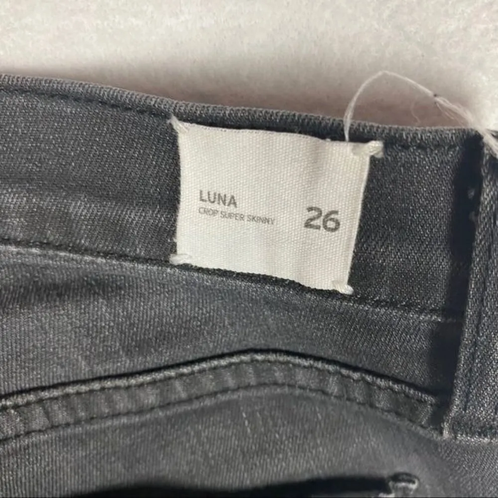 Hudson Luna Crop Super Skinny Studded‎ Jean - Image 9