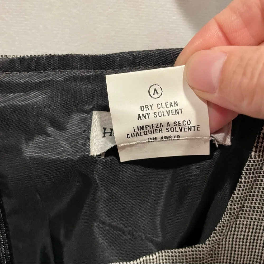 Adorable vintage 90’s Harve Benard Sport square neck wool plaid jumper dress - Image 10