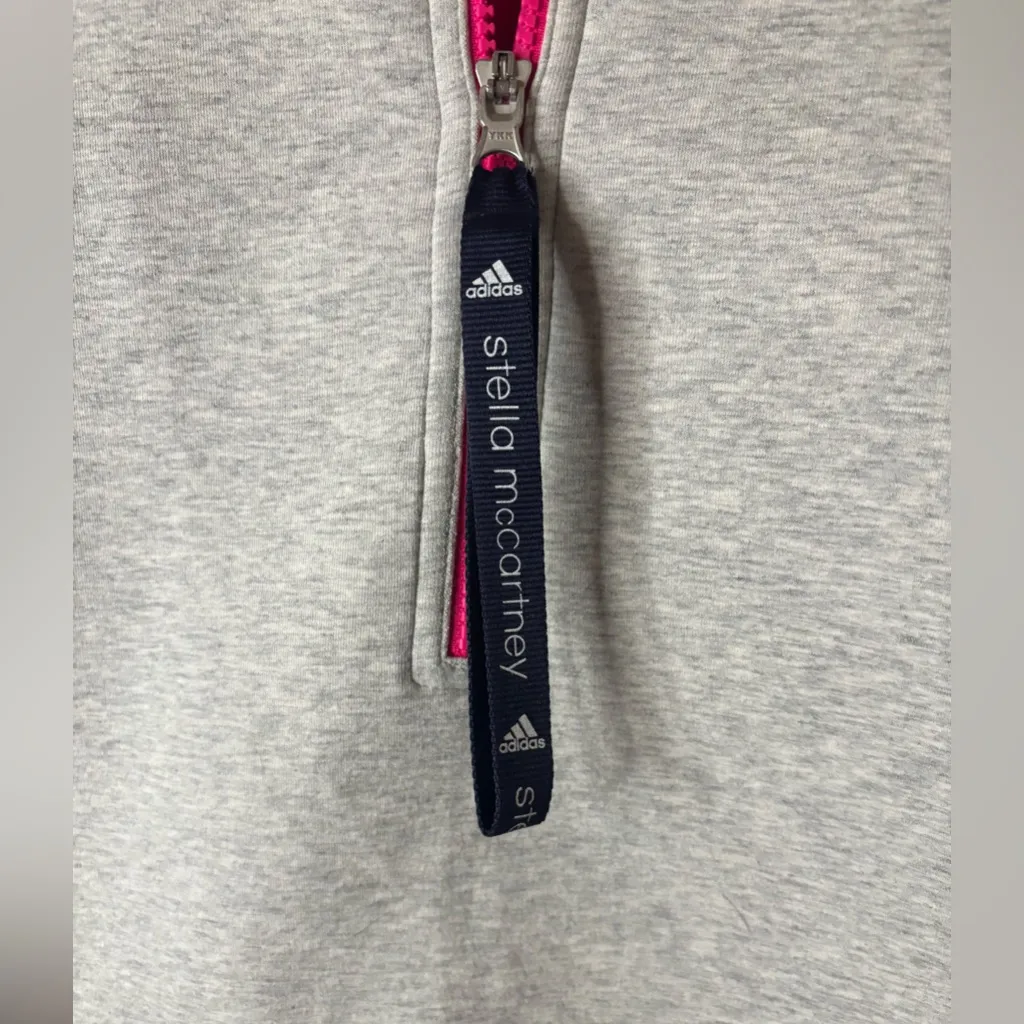 Sample adidas by Stella McCartney Run Gilet Gray & Floral Vest  Sz S - Image 3