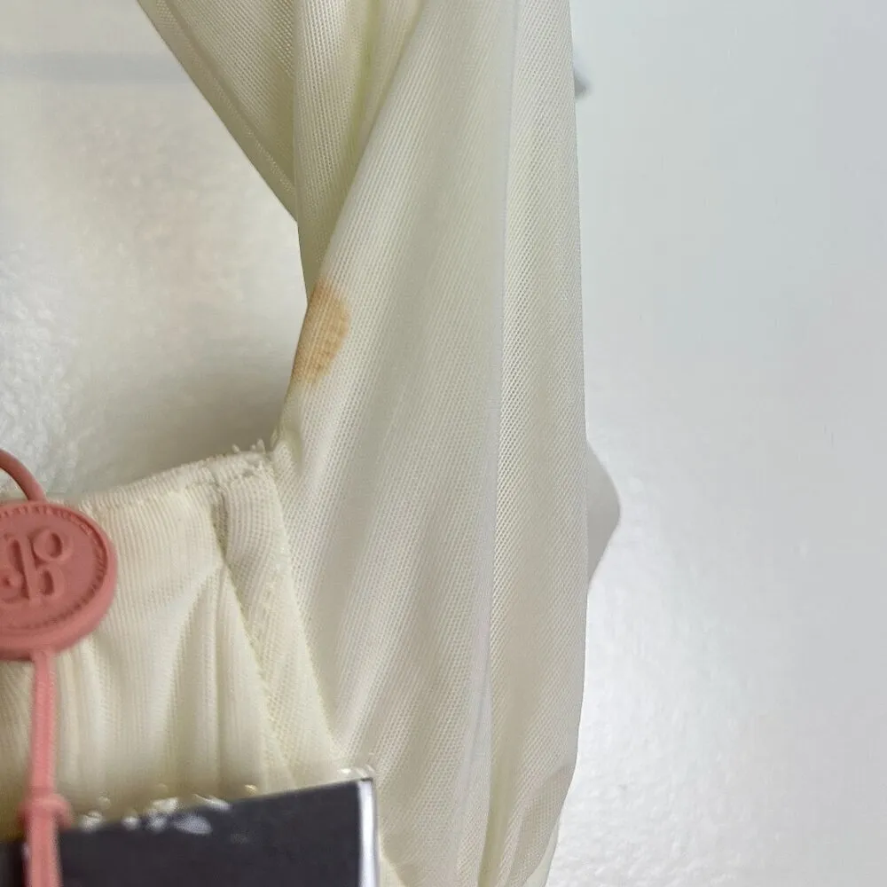 HOUSE OF CB Valentina Asymmetric Cutout One-Shoulder Midi Dress in Ivory XS NWT - Image 10