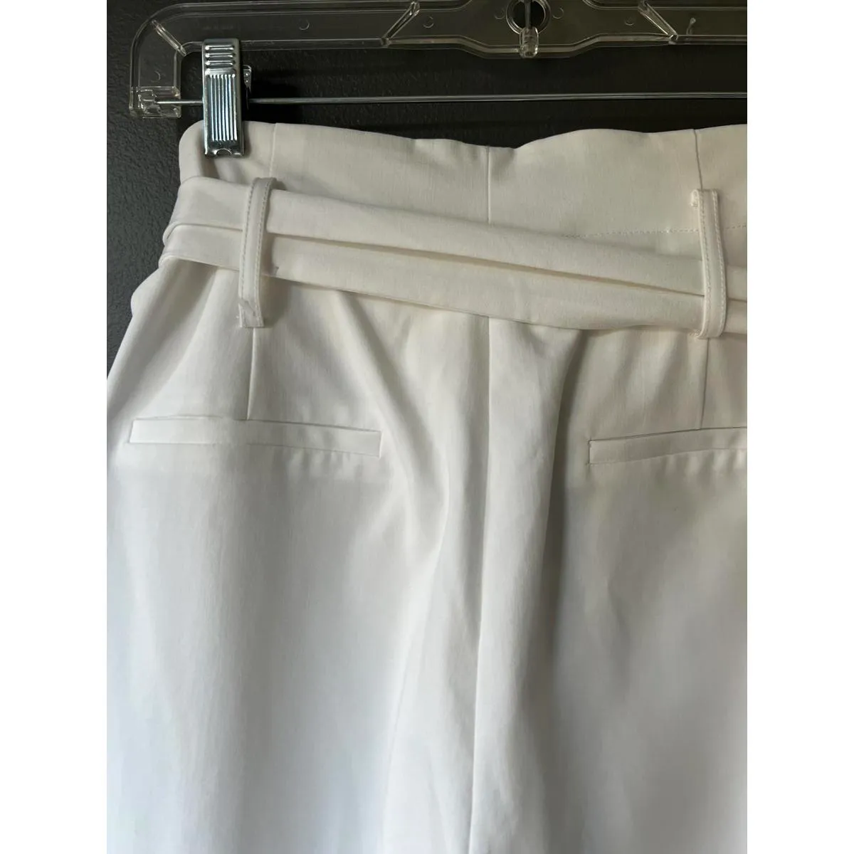 Antonio Melani Edith Pleated White Women's Pants Size 10 - Image 7