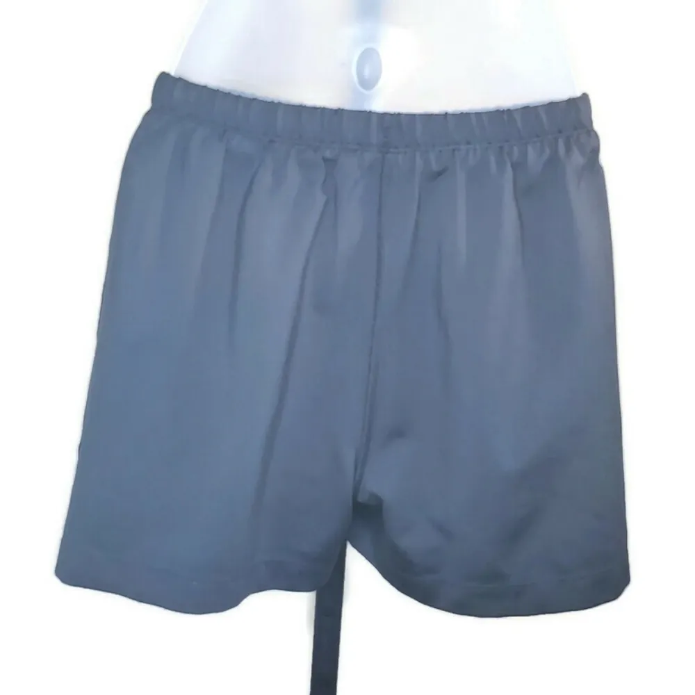 Adidas All Black Three Stripes Climalite Shorts S - Image 3