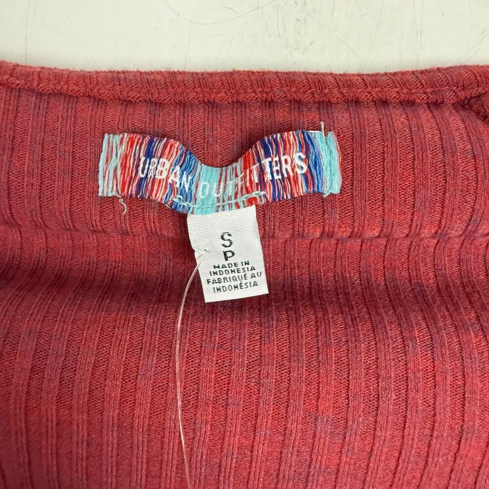 NWT Urban Outfitters Orla Square Neck Top Long Sleeve Crop Size Small S NEW - Image 4