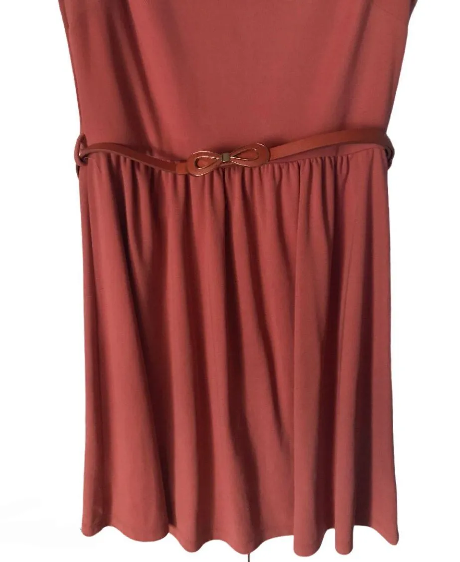 Belted Fit & Flare Dress - Image 9