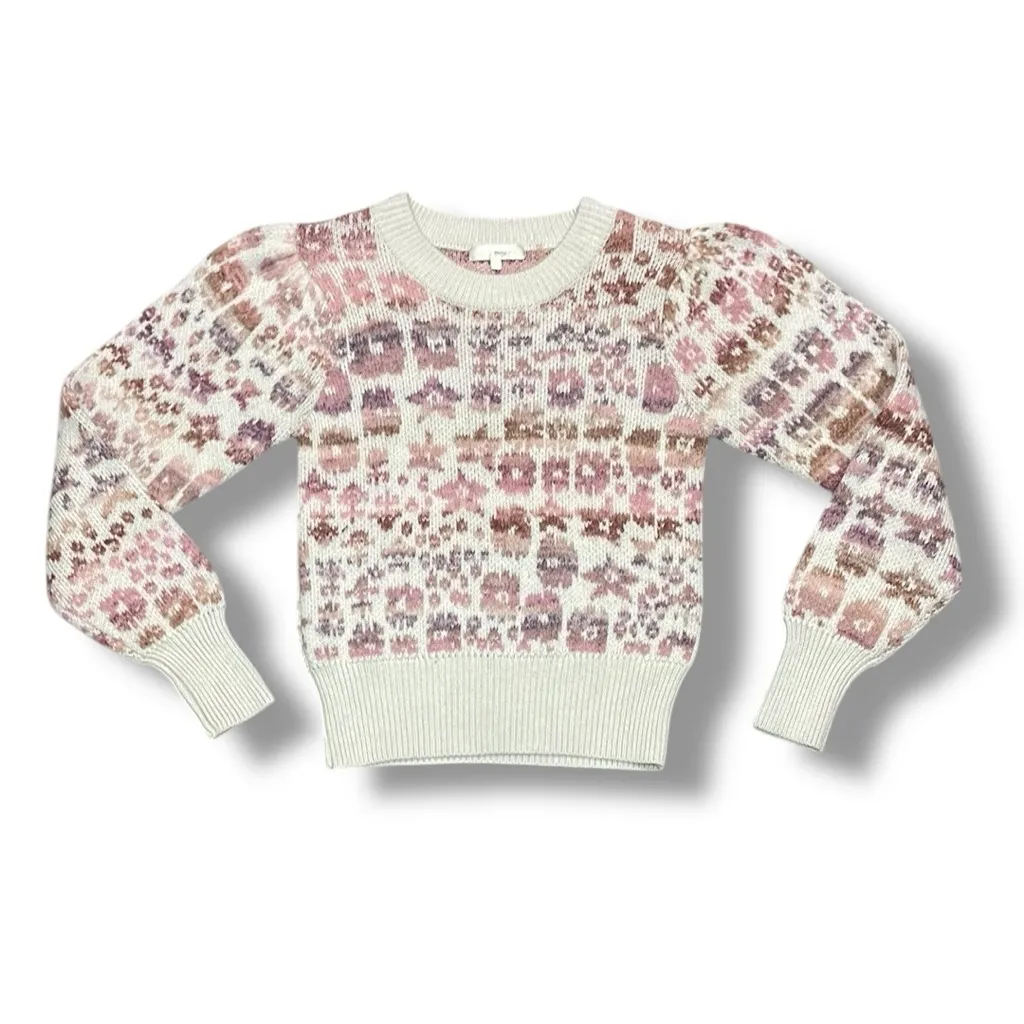 LoveShackFancy‎ | Heirloom Jacquard Kirsten Wool & Alpaca-Blend Pullover | S - Image 8