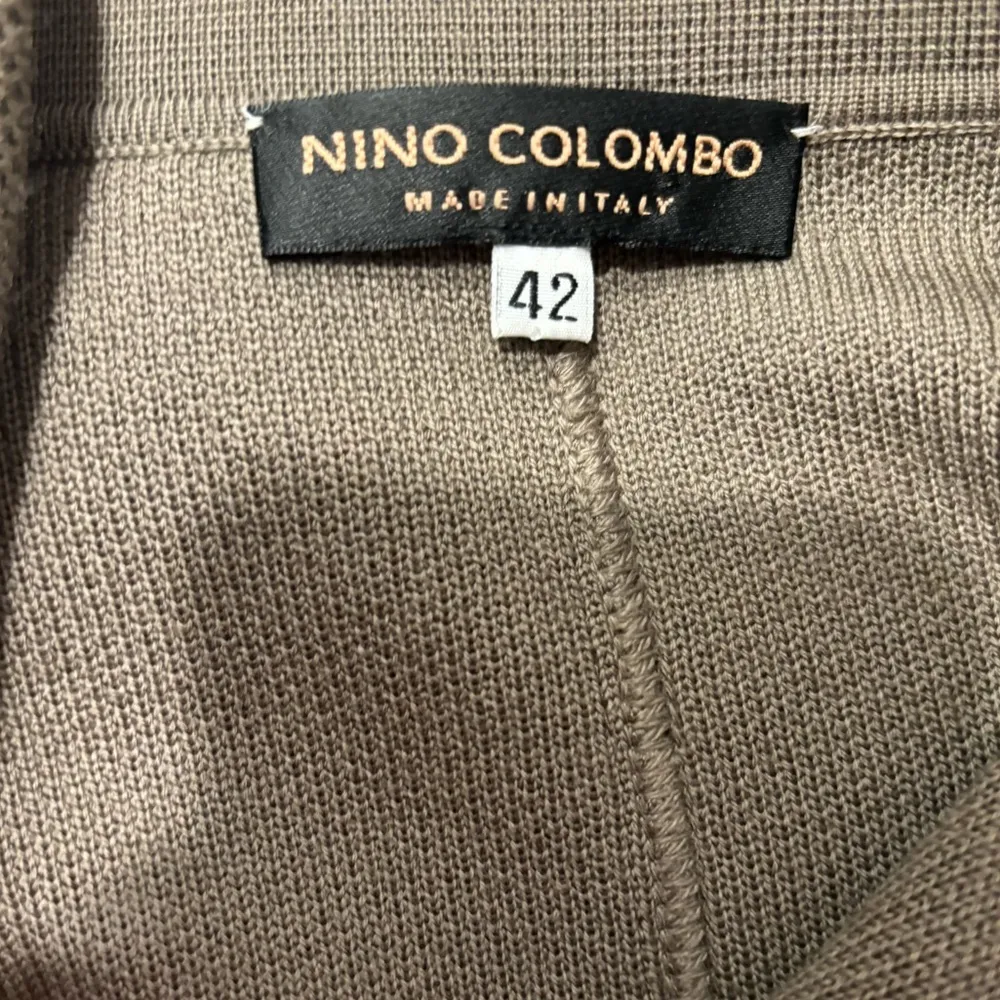 Nino Colombo Brown Cardigan IT Size 42/US 6 Sweater Blazer Merino Wool - Image 6