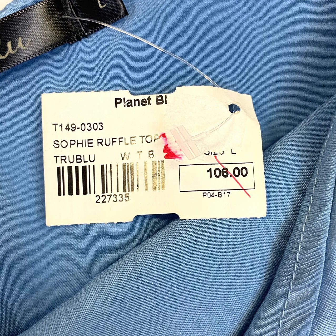 ruffle one shoulder top - Image 3