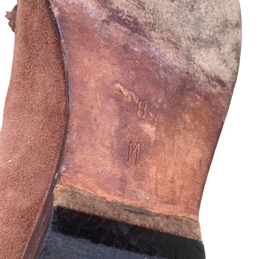 Vintage Cole Haan Shoes Suede Tassel Loafers Women’s Size 8 M - Image 10