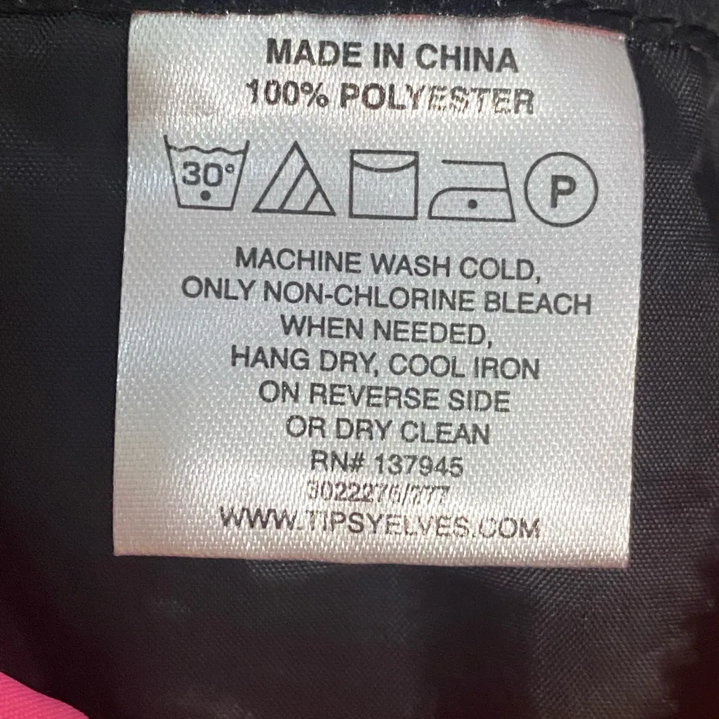 Tipsy Elves Ski Powder Blaster Hooded Snow Suit Neon Yellow Pink Adult Small - Image 6