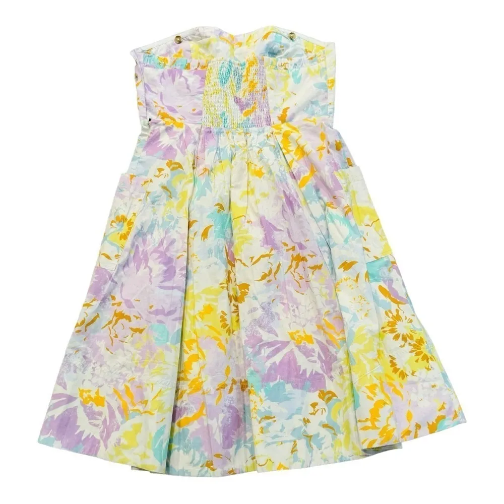 ANTHROPOLOGIE Maeve Sweetheart Corset A-Line Floral Dress Sleeveless Size LP NEW - Image 7