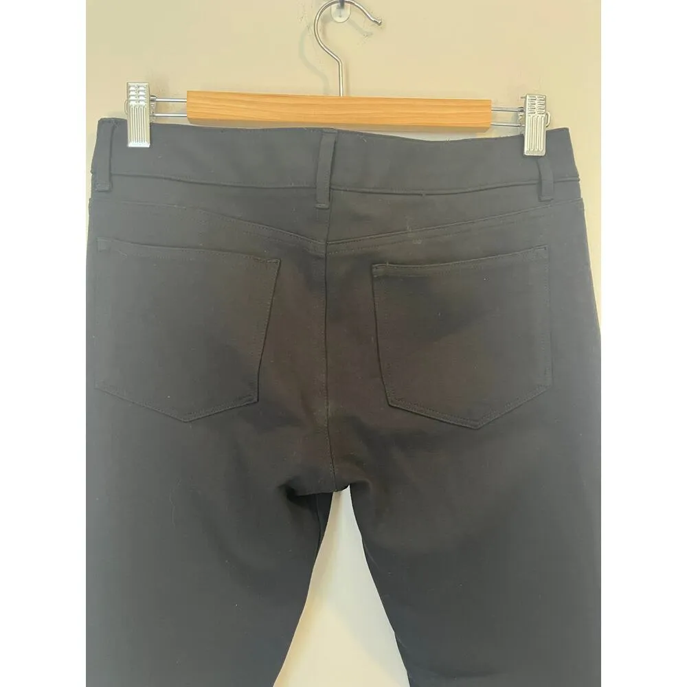 PAIGE Peg Super Skinny Dark Wash Black Jeans Pants Low Rise sz. 30 Inseam 27" - Image 5