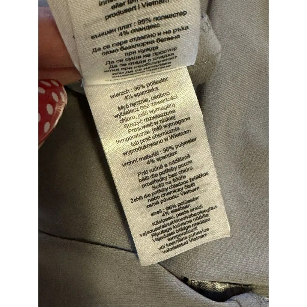 David's Bridal Short Bridesmaid‎ Wedding Dress Size 6 Sleeveless Gray Designer - Image 13