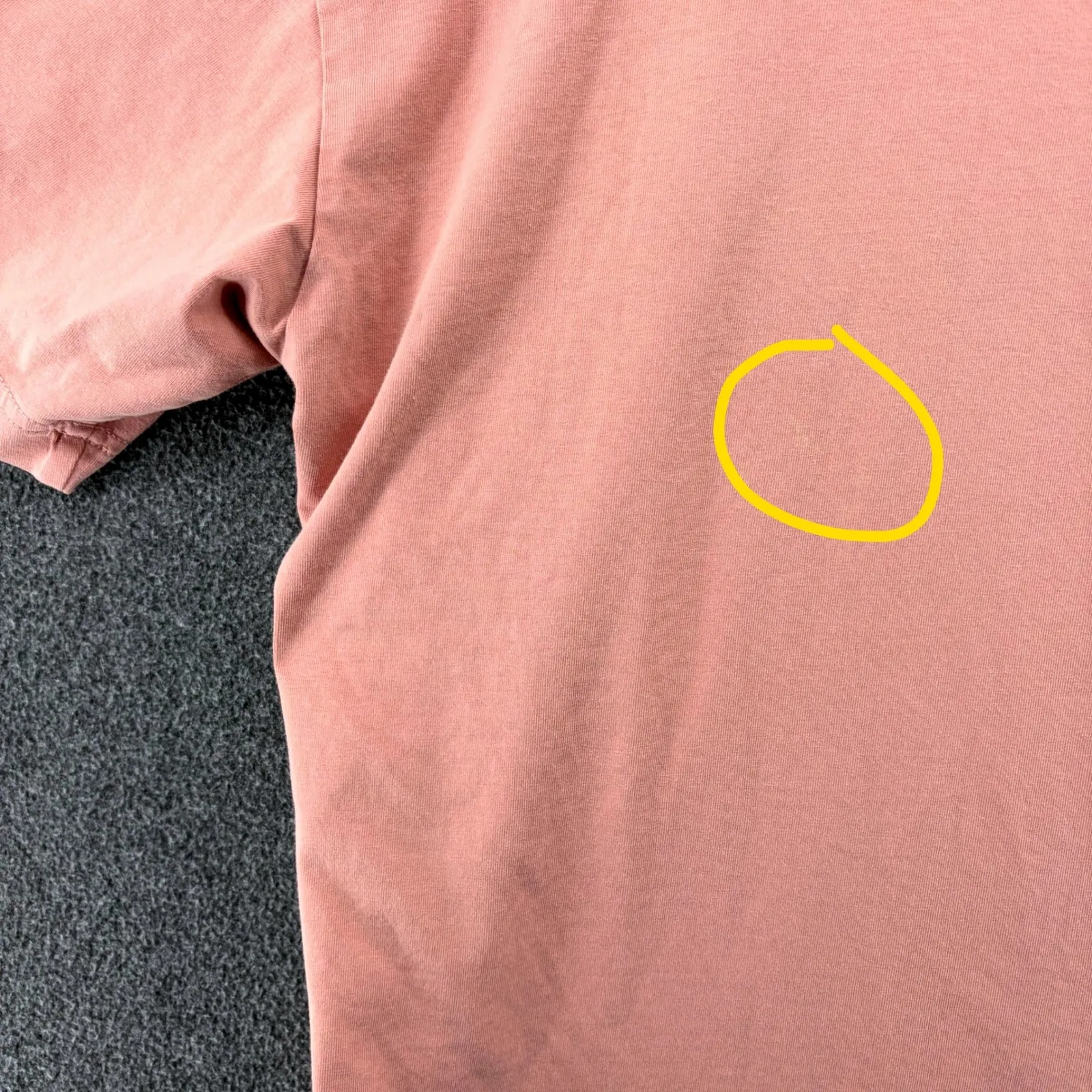 Gymshark Pink Logo T Shirt Womens Small Short Sleeve Crew Neck Cotton Blend FLAW - Image 9