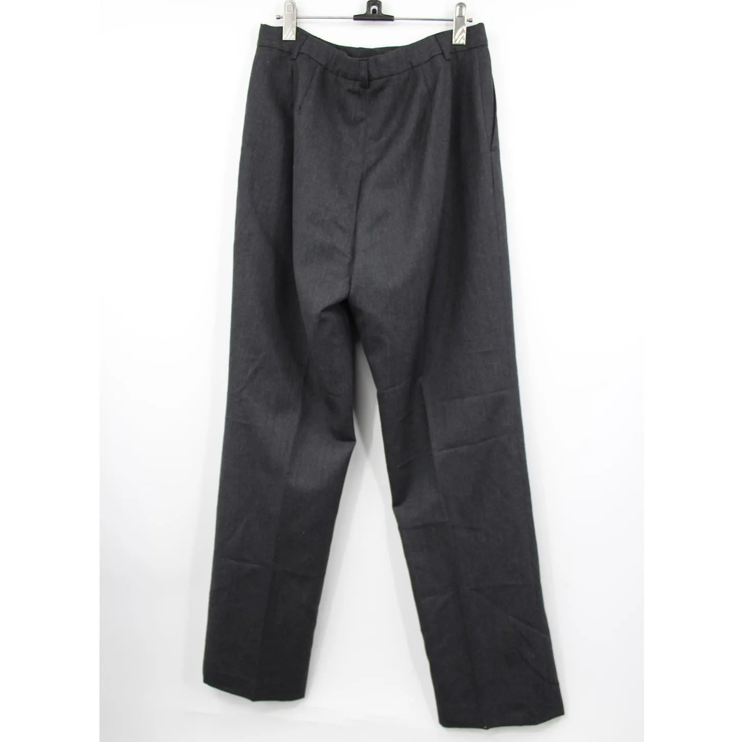 Pendleton 100% Virgin Wool Gray Tapered Pleated Trouser‎ Pants Size 10 - Image 5