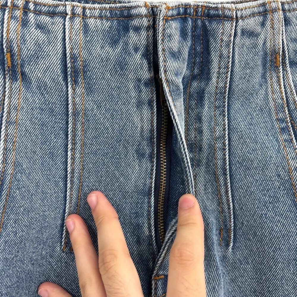 ASTR the Label Jeans High Waist Blue Tapered Leg Vintage Wash jeans medium 28 - Image 6