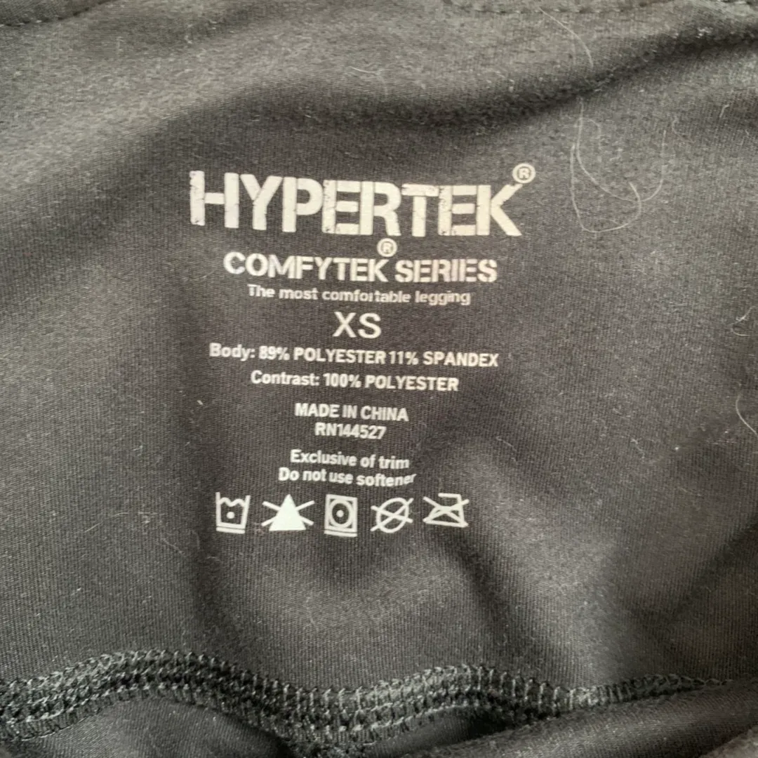 Hypertek Black High-waisted Leggings - Image 3