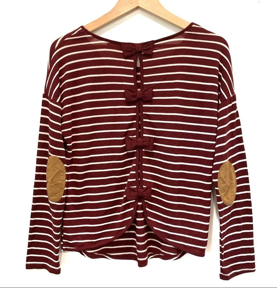 Miss Daisy Long Sleeve Striped Top - Image 3