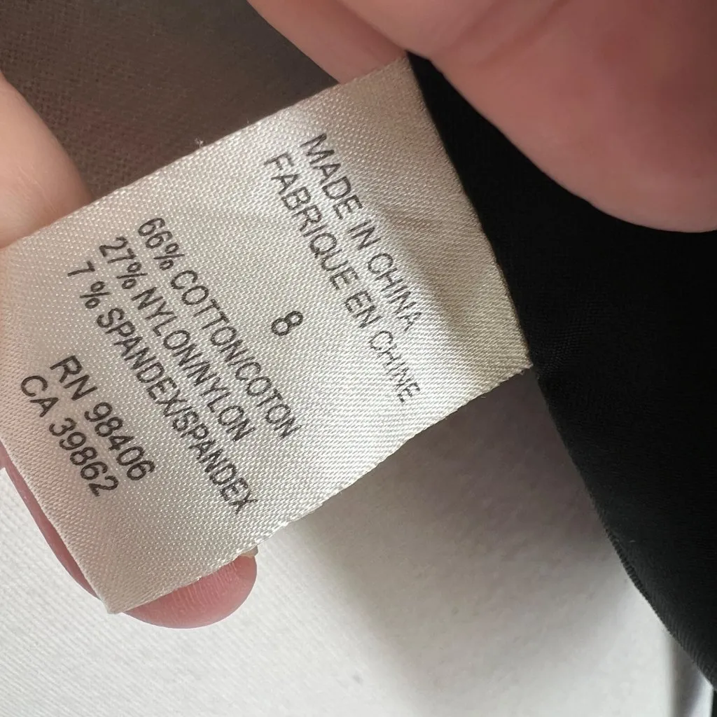 Theory Jovanna Two Button Tailored Blazer Suit Jacket Black Size 8 - Image 11