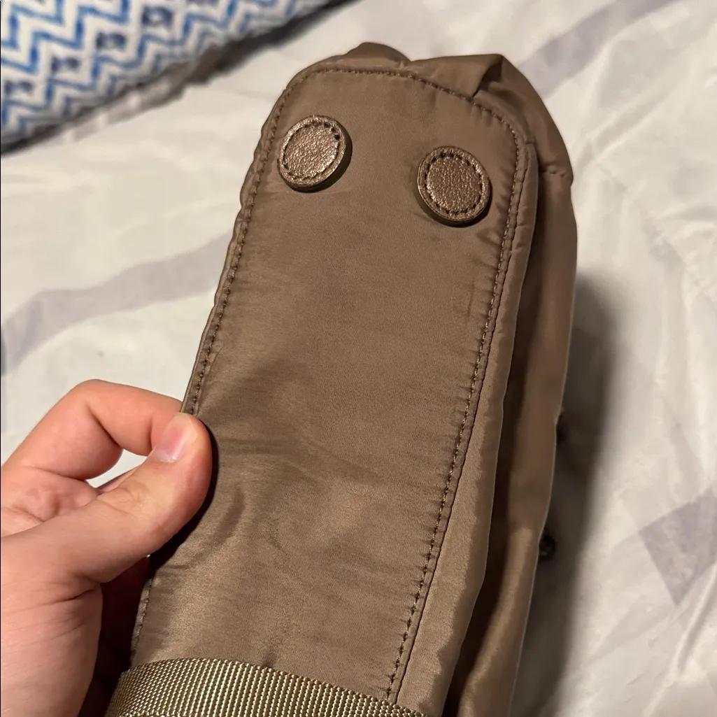 Brighton Brown and Gold Snake Print Bag - Image 3