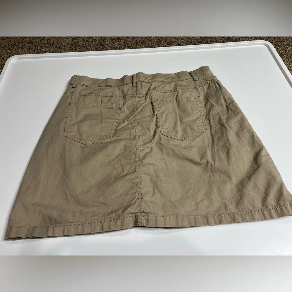 Vintage Croft & barrow khaki skort size 14 - Image 7