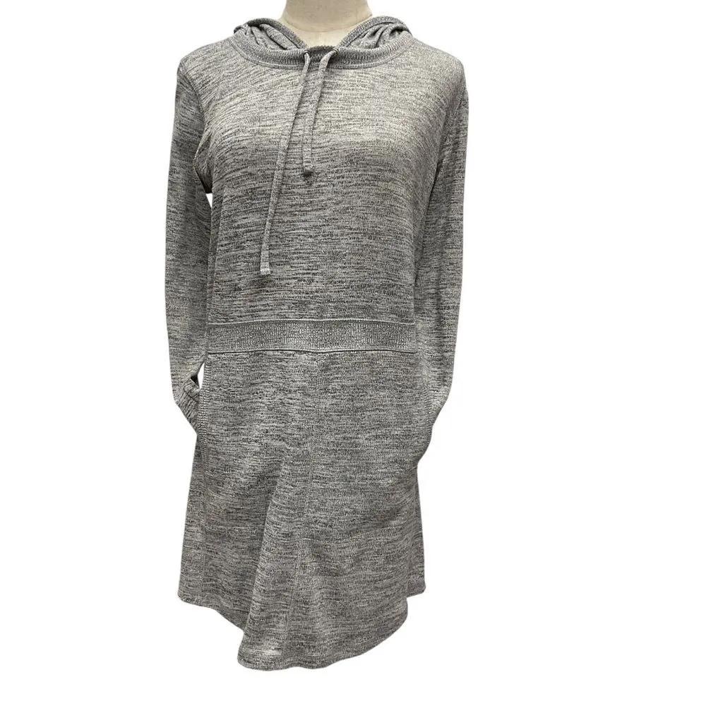 90 Degrees by Reflex Women's Hoodie Sweater Dress‎ Gray Size M Pockets Size M - Image 2