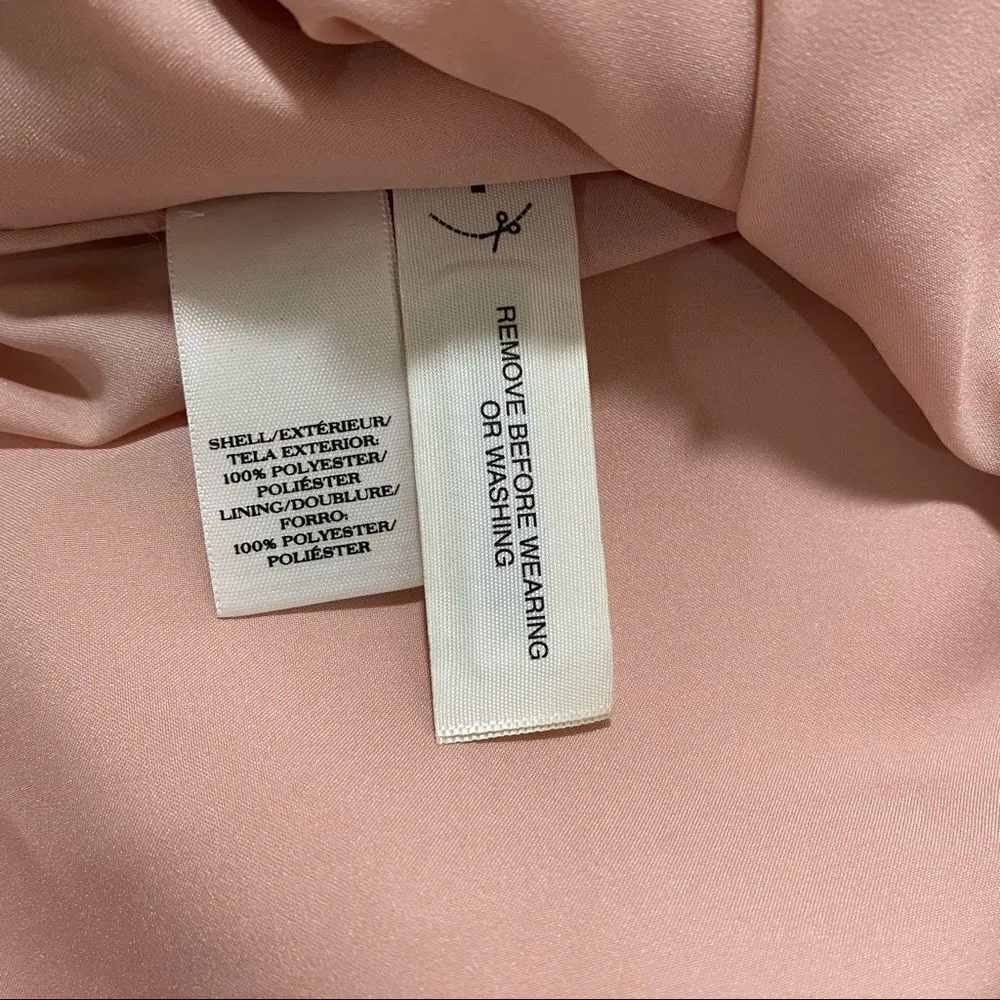 Ann Taylor Pink Jeweled Shift Dress Size 2 TALL - Image 10