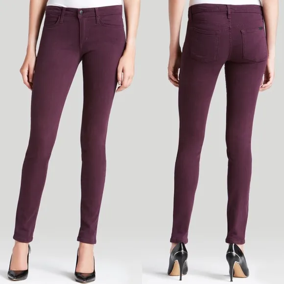 JOE’S Jeans Eggplant Mid Rise Skinny Jeans - Image 2