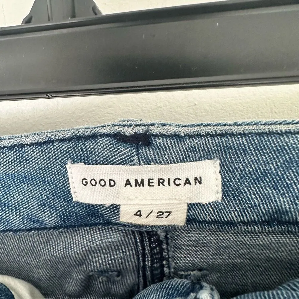 Good American Women’s 4/27 Good Straight Split Jeans - Image 2