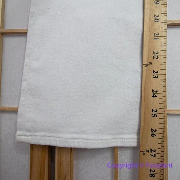 NEW Madewell Kick Out Crop Jeans in pure‎ white, 24 - Image 8