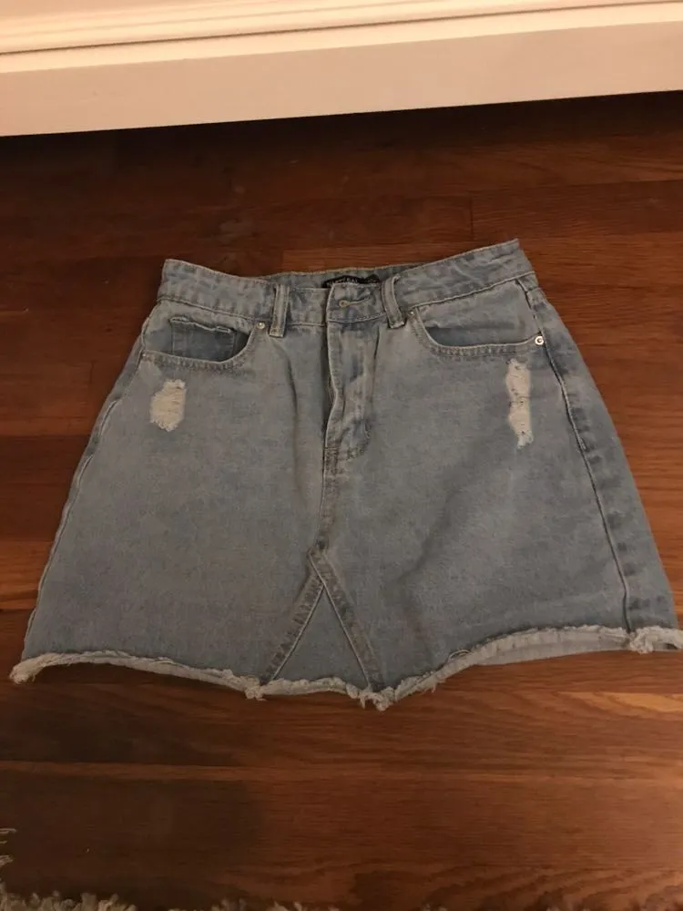 Nasty Gal Denim Skirt  - Image 2