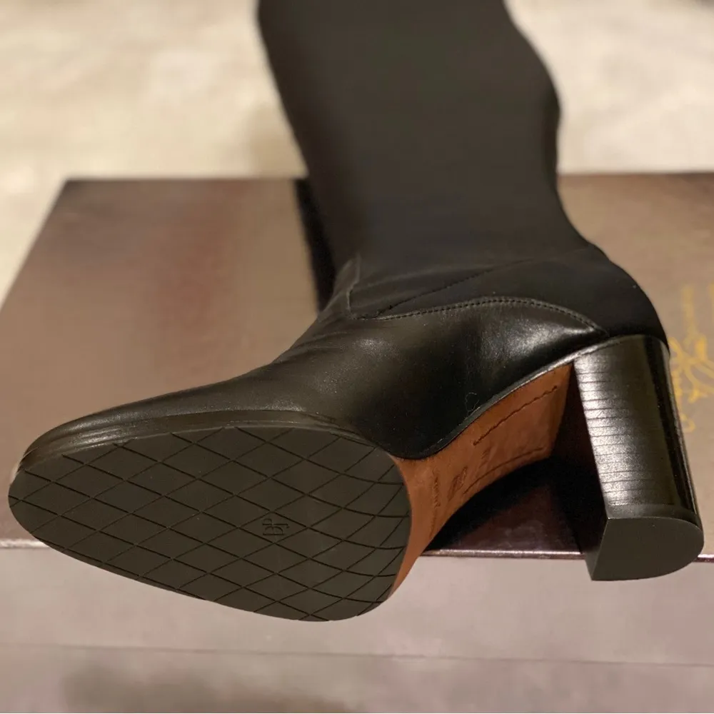 NIB! 🖤 Donald J. Pliner Joan Pull-On Over-The-Knee Leather + Stretch Shaft, 8.5M - Image 5