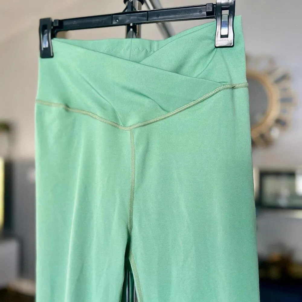 DYCE Active Polyester and Spandex Light Green Pants - Image 3