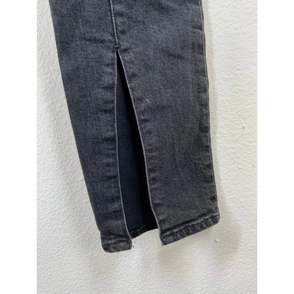Paige Denim Jeans Size 25 Rosie HW Split Ankle Seam High Rise Faded Black - Image 5