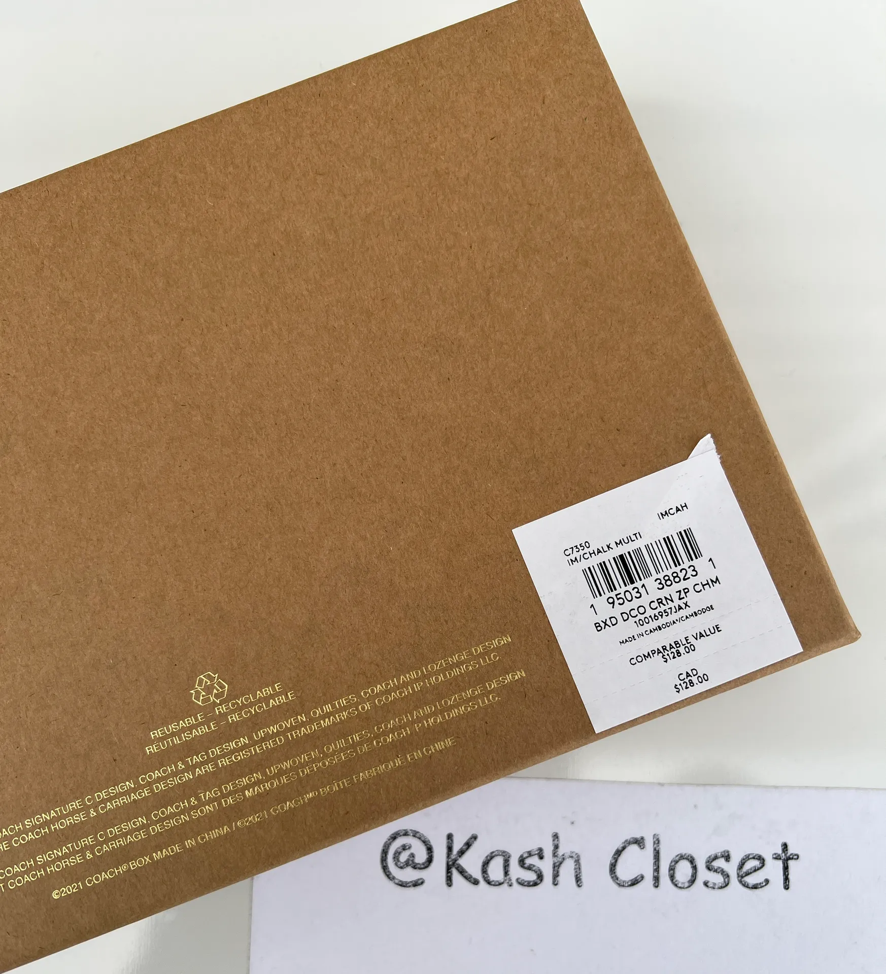 Coach Boxed Corner Zip Wristlet With Disco Star Print - Image 7