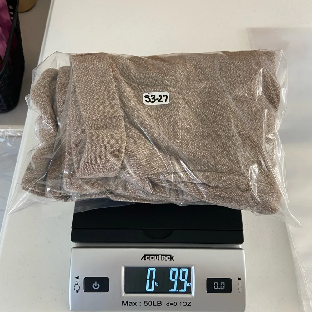 EUC White Stag women’s linen embroidered hem elastic drawstring waist crop pants - Image 6