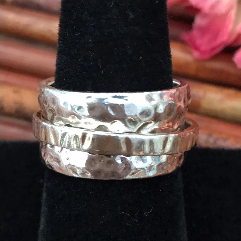 Silpada Sterling Silver Spinner Ring Size 9 - Image 2