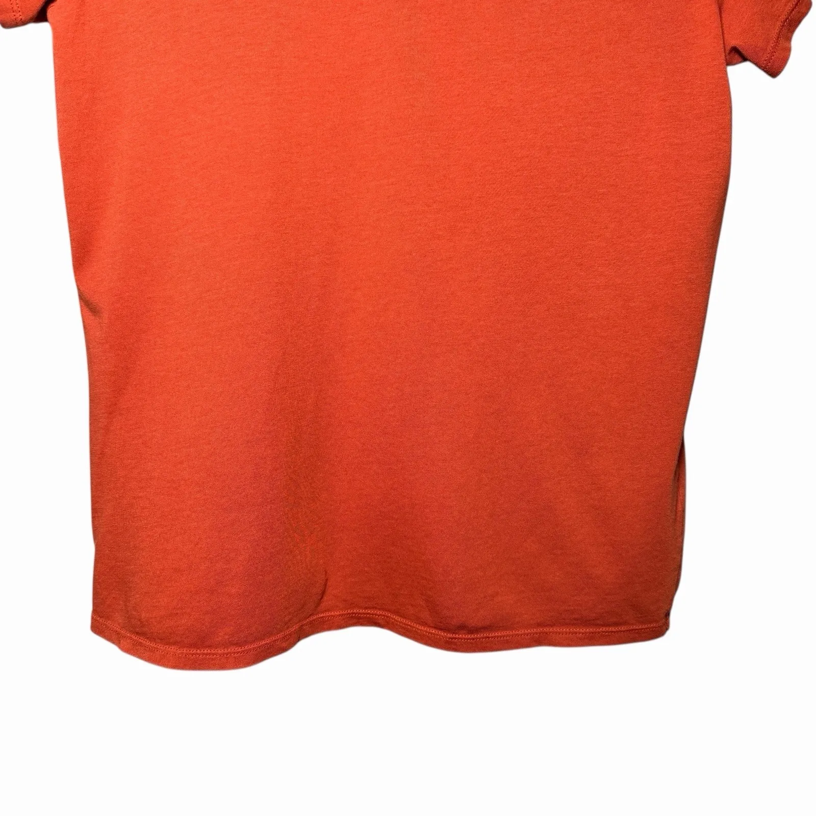 Quince Womens Terracotta Slung V-Neck Tee L Modal Cotton Minimalist Clean Girl - Image 6