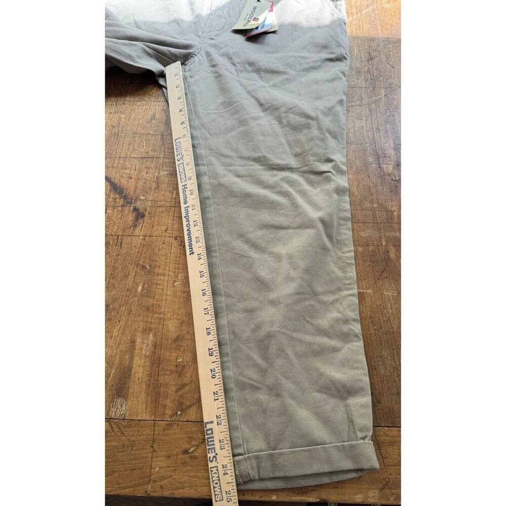 Woolrich Women's Size 12 Sunday Chino Pants Khaki  NWT Cropped Ankle Length JB - Image 8