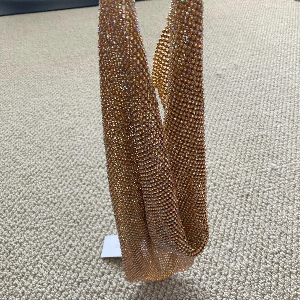 NEW ASTR The Label Mika Top Halter Cowl Neck Rainbow Metallic Open Back XL NWT - Image 16