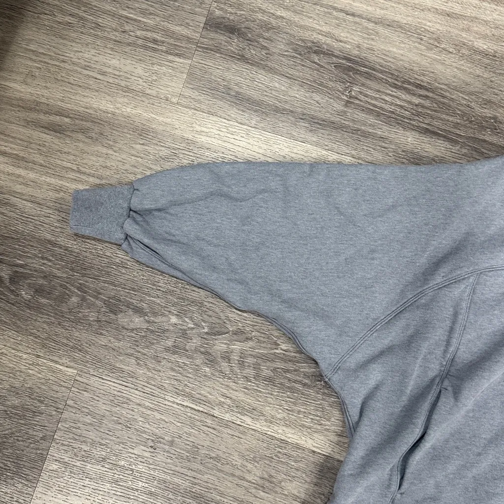 lululemon athletica Charcoal Sweatshirt Gray Broken Beats Hoodie M/L - Image 9