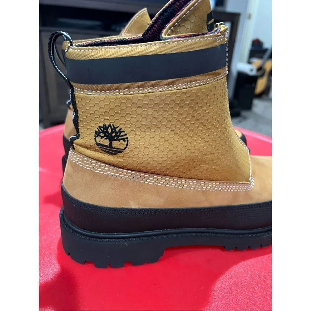 Timberland Heritage 6 in Front Zip Boot Size 7 Women's TB0A2JTV231 Wheat Nubuck - Image 3