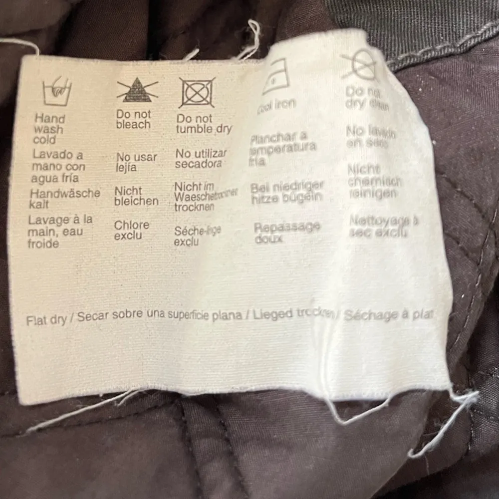 Espirit Hooded Military Style Jacket Dark Gray Size 8 - Image 5