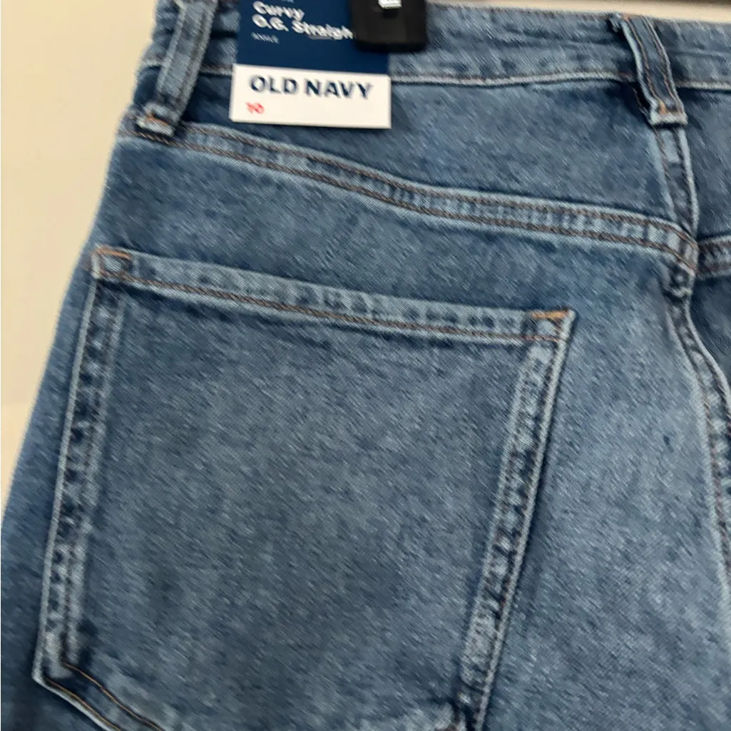 Old Navy  Curvy High-Waisted OG Straight Ankle Jeans brand new - Image 8