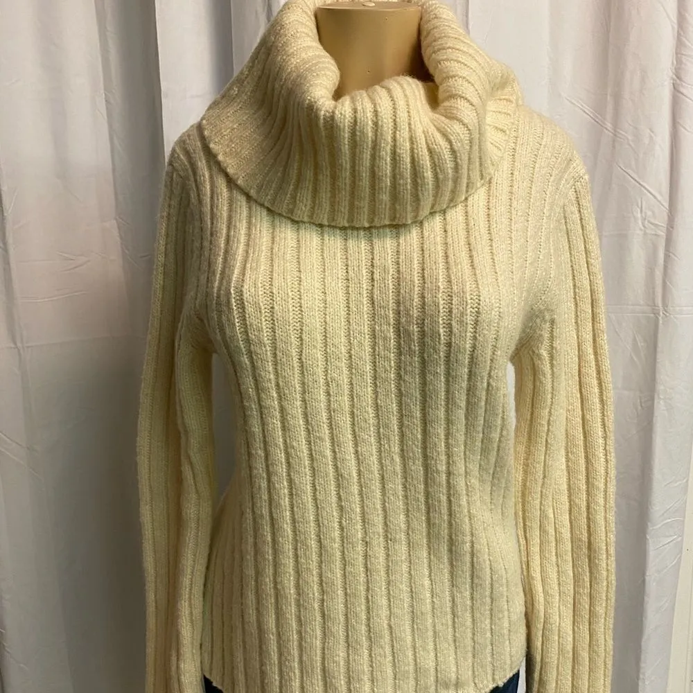 Ralph Lauren Thick chunky wool blend turtleneck Fisherman Core C31 Size L - Image 3