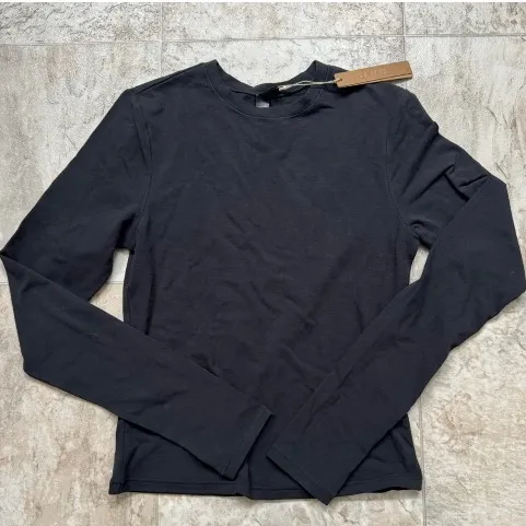 SKIMS Cotton Jersey Long Sleeve T-Shirt XS - Image 2