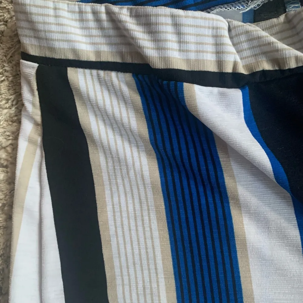 Olive Tree | horizontal stripe wide leg pants - Image 4