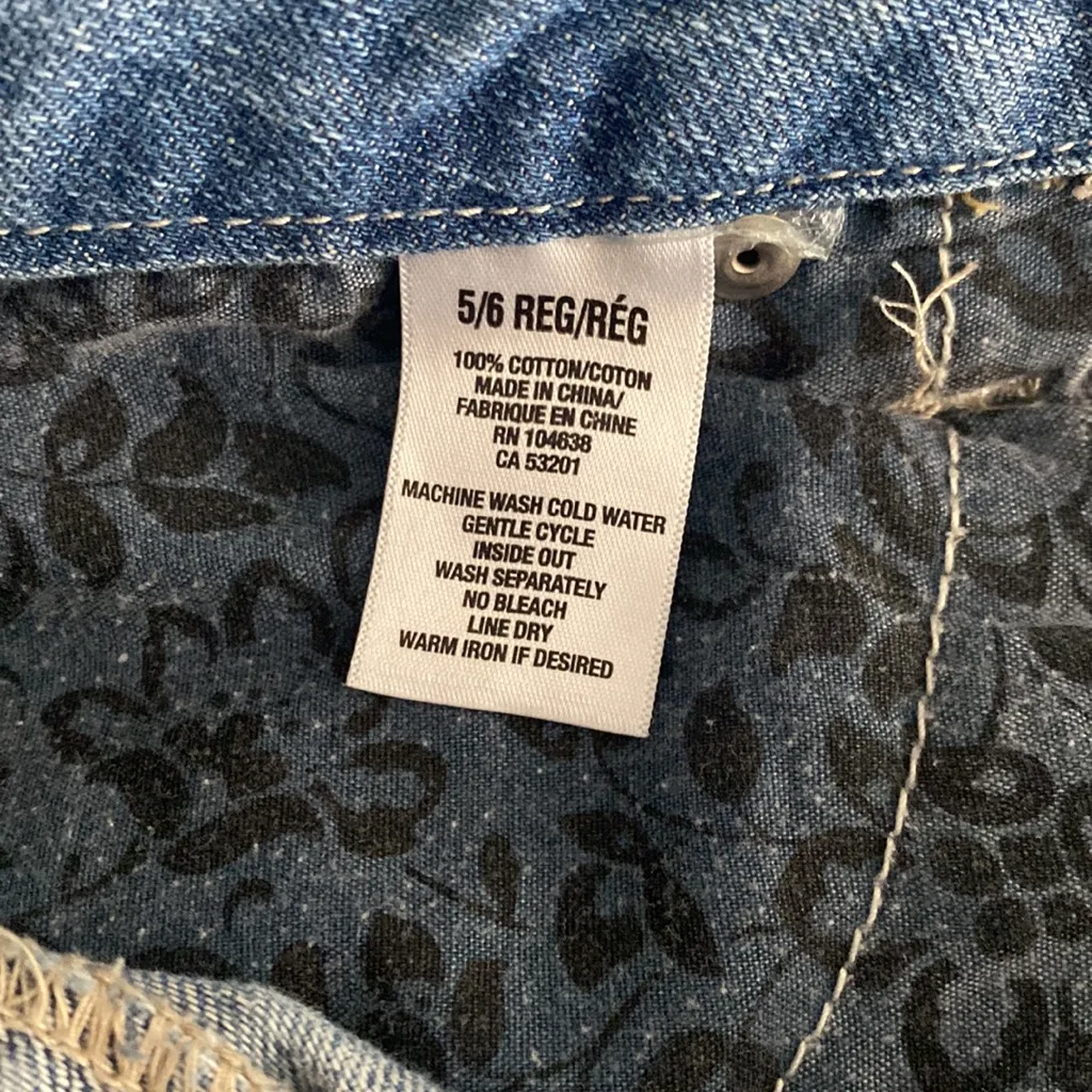 Aéropostale Chelsea Bootcut Distressed Embroidered Back Pockets Jeans Size 5/6R‎ - Image 10